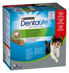 Purina Cão DentaLife Snacks Medium 12-25kg (Big pack 42 sticks)