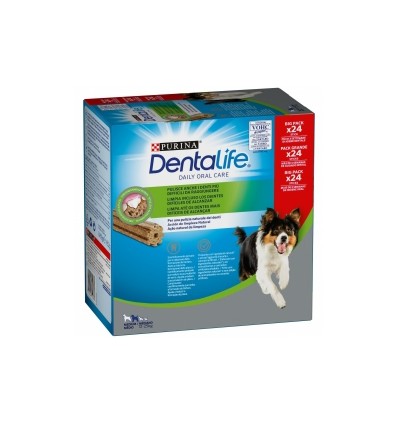 PURINA DentaLife Snacks Medium 12-25kg (Big pack 42 sticks)