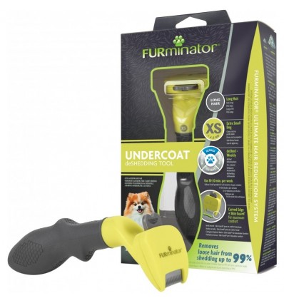 Furminator Escova Cães Raça Mini Pêlo Longo ( + 5cm) - XS