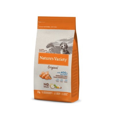 Nature's Variety Original Cão Sem Cereais Medium/Maxi Salmão 