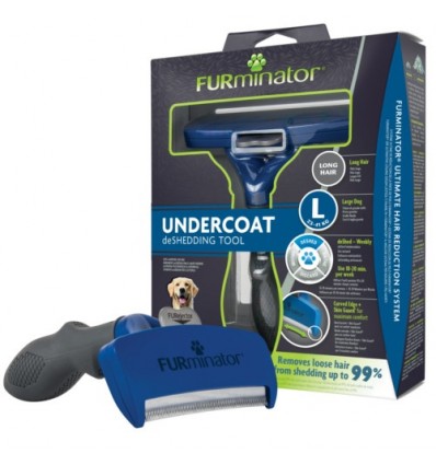 Furminator Escova Cães Raça Grande Pêlo Longo ( + 5cm) - L