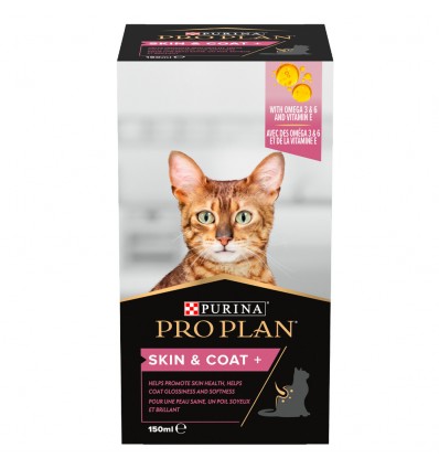 Purina Pro Plan Suplemento Skin e Coat + Gato 150ml