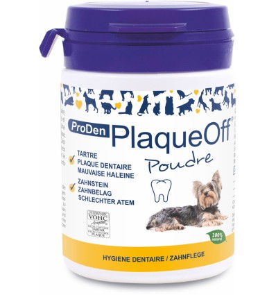 ProDen PlaqueOff Pó p/ Cães 60gr ( Higiene Oral )